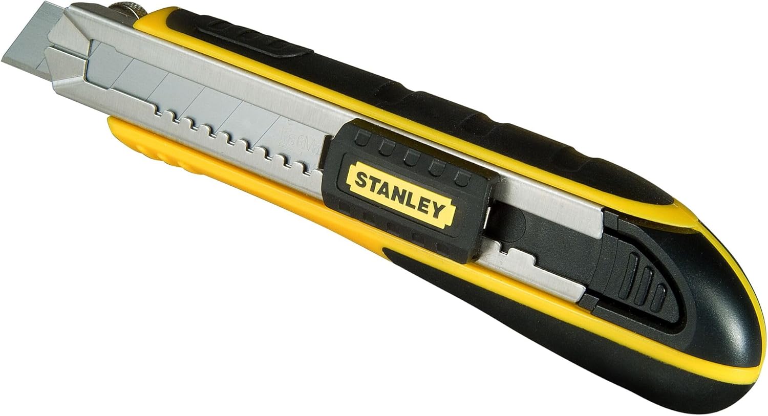 Stanley 0-10-481 Snap Off knife with magazine, Silver/Yellow