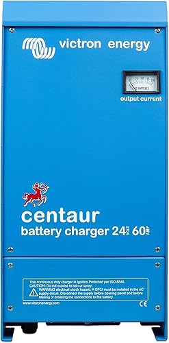 Victron Energy Cargador de batería Centaur de 24 voltios y 60 amperios de 3 bancos