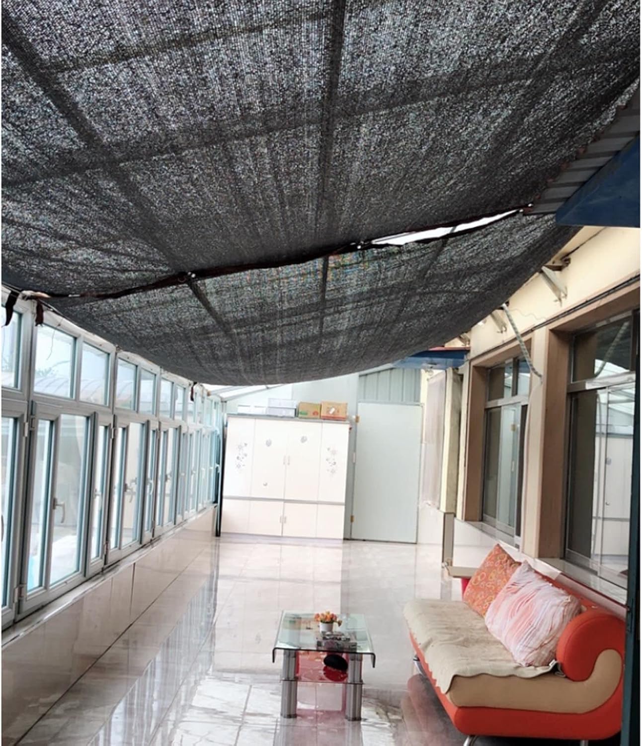 Shade Net, 85% Sun Protection Shade Sail, Shade Netting with Eyelets, Awning for Plants/Flowers/Gardens, 2x3/4x6/5x10m Outdoor Shade Net Cover,2x4m(6.6 * 13ft)