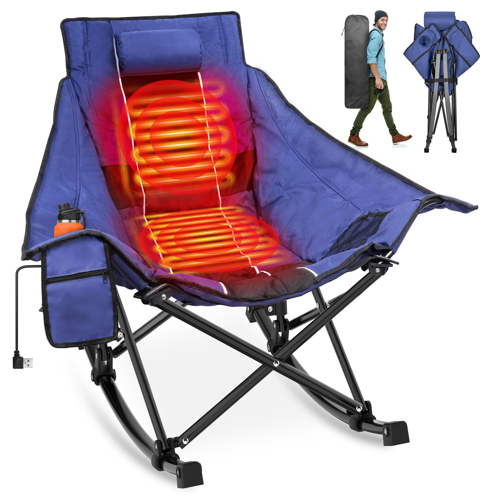 テーブル・チェア・ハンモック Snap-on GSX 18\" Heated Chair Snap-on GSX 18 Heated Chair 【公式通販】