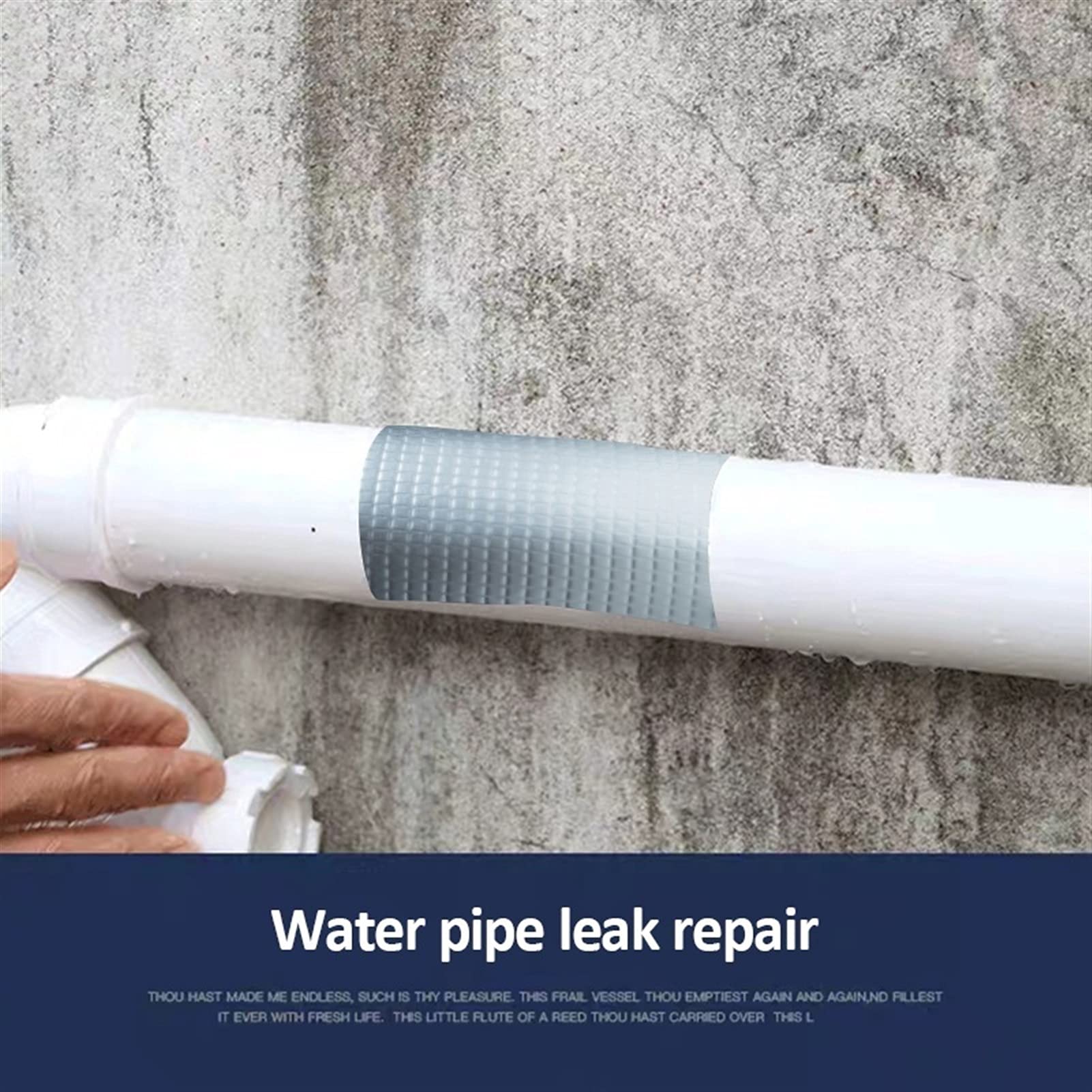 Cinta adhesiva de sellado de papel de aluminio Cinta de sellado de reparación de aislamiento térmico retardante de llama, cinta adhesiva súper fijadora resistente a altas temperaturas(1m wide*5m long)