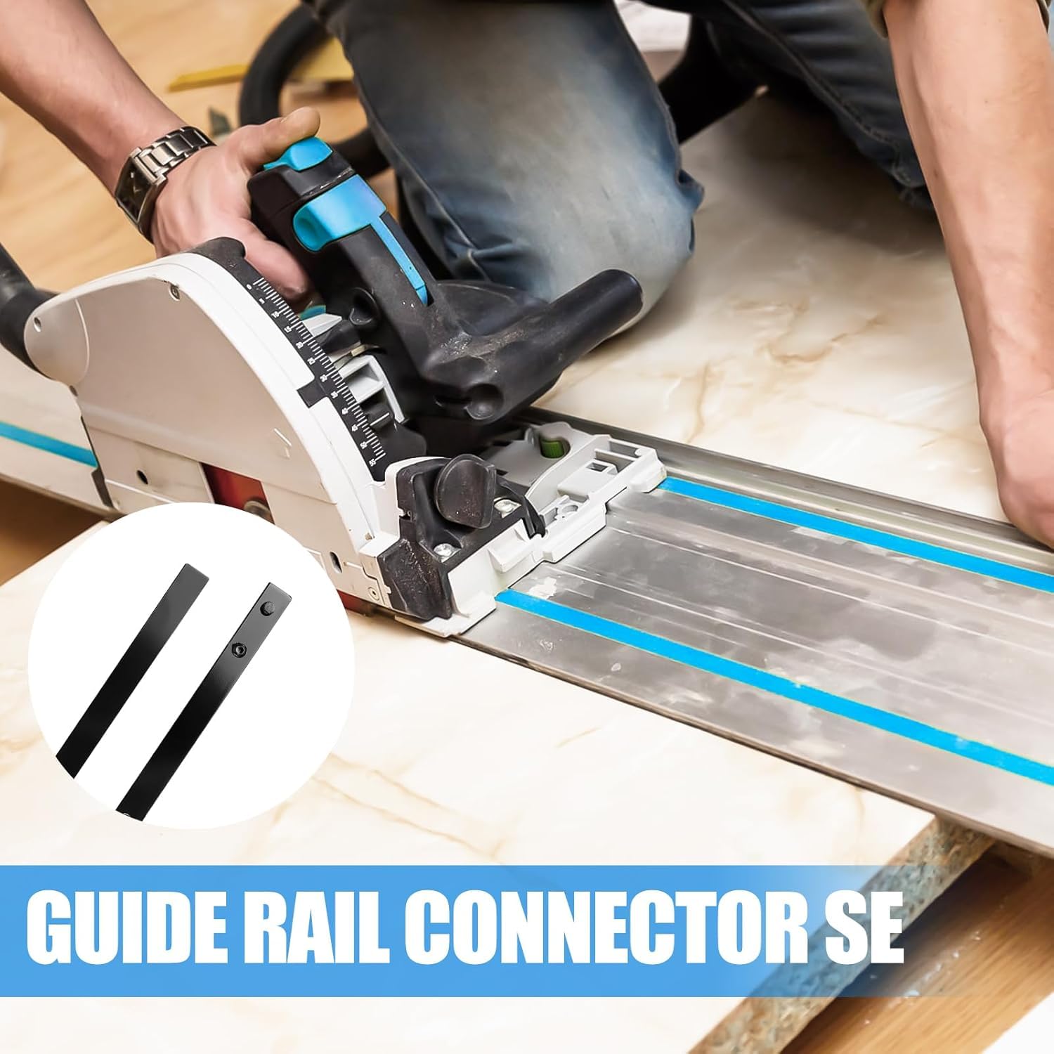 Connettore per binario di guida per Makita, connettore per tende, accessorio per connettore, compatibile con Festool, Bosch, connettore per binari