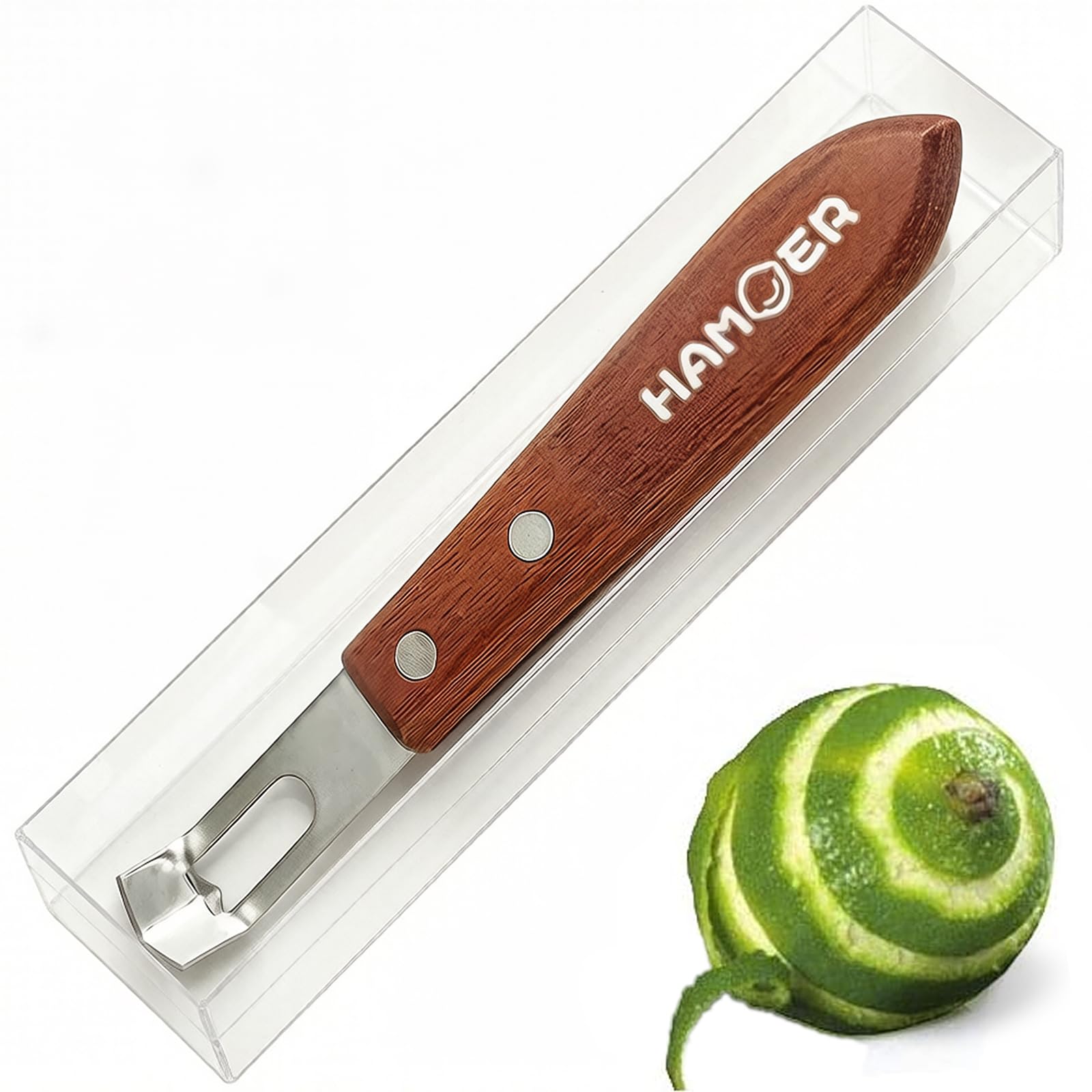 Amazon.com: HAMOER Channel Knife Zester - Fruit and Vegetable Tool