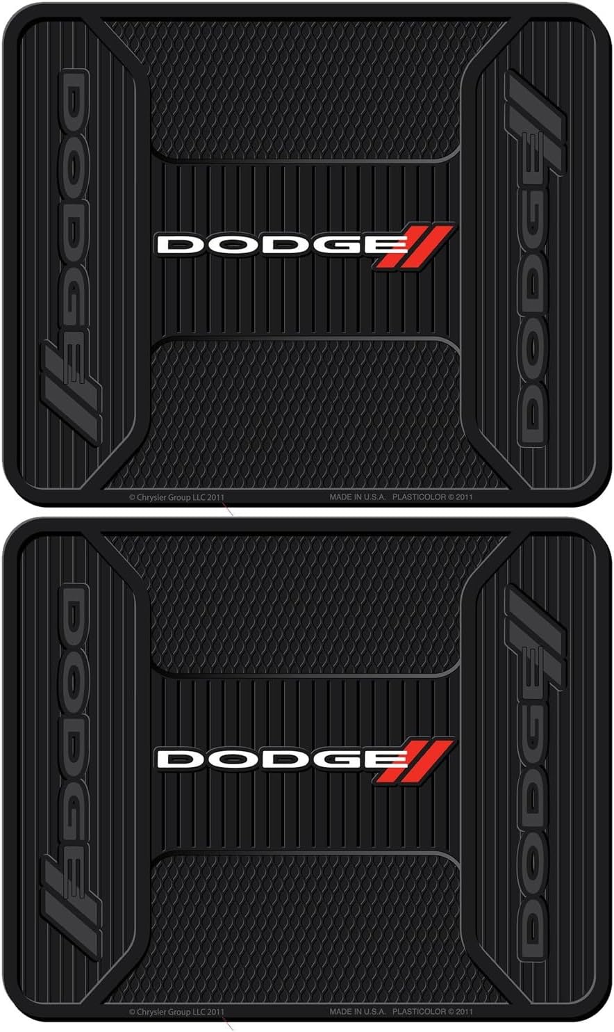 U.A.A. INC. Elite Series Front & Rear Car Truck SUV Seat Rubber Floor Mat for Dodge RAM - Image 3