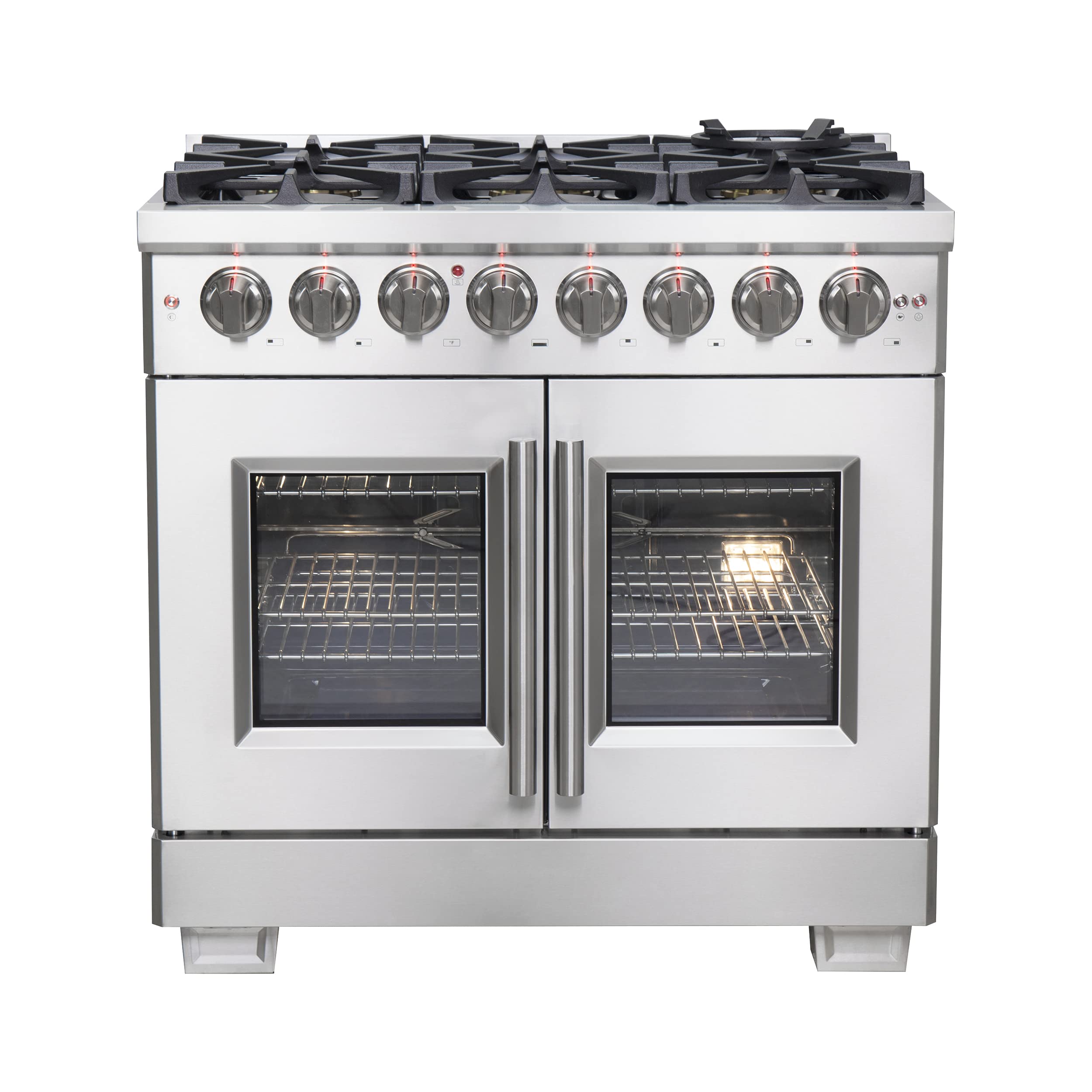 Buy Forno Capriasca Dual Fuel 36" Inch. Freestanding French Door Range