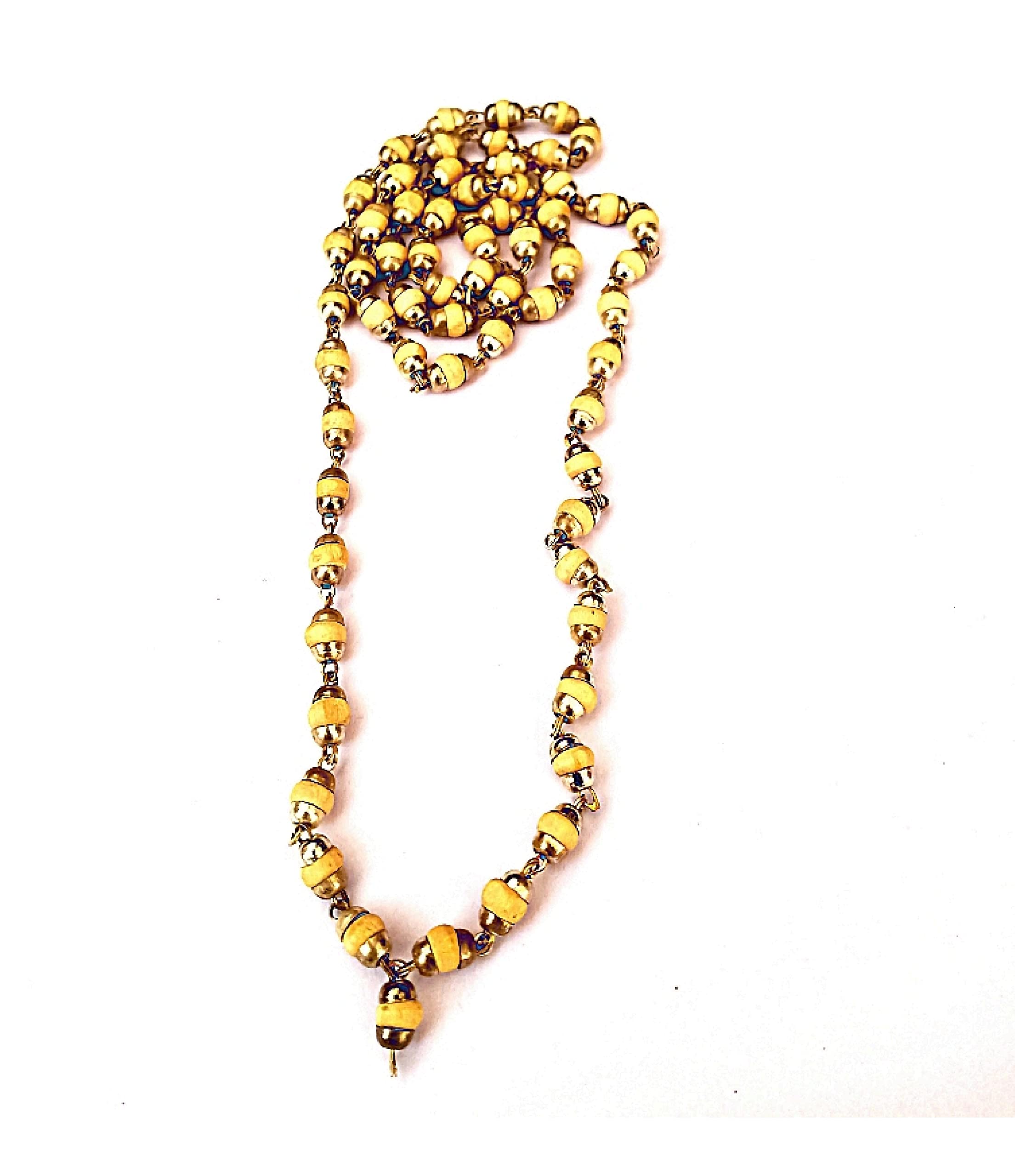 GenericM Francisco Small Tulsi Mala Capping Necklace