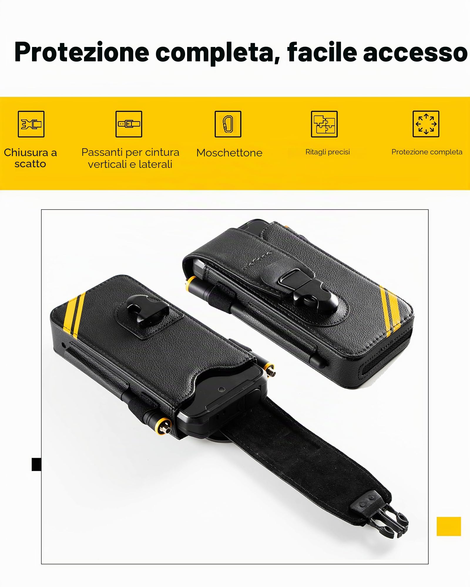 Ulefone Armor Holster Custodia Multiuso per Armor 26 Ultra e Altri Smartphone da Esterno