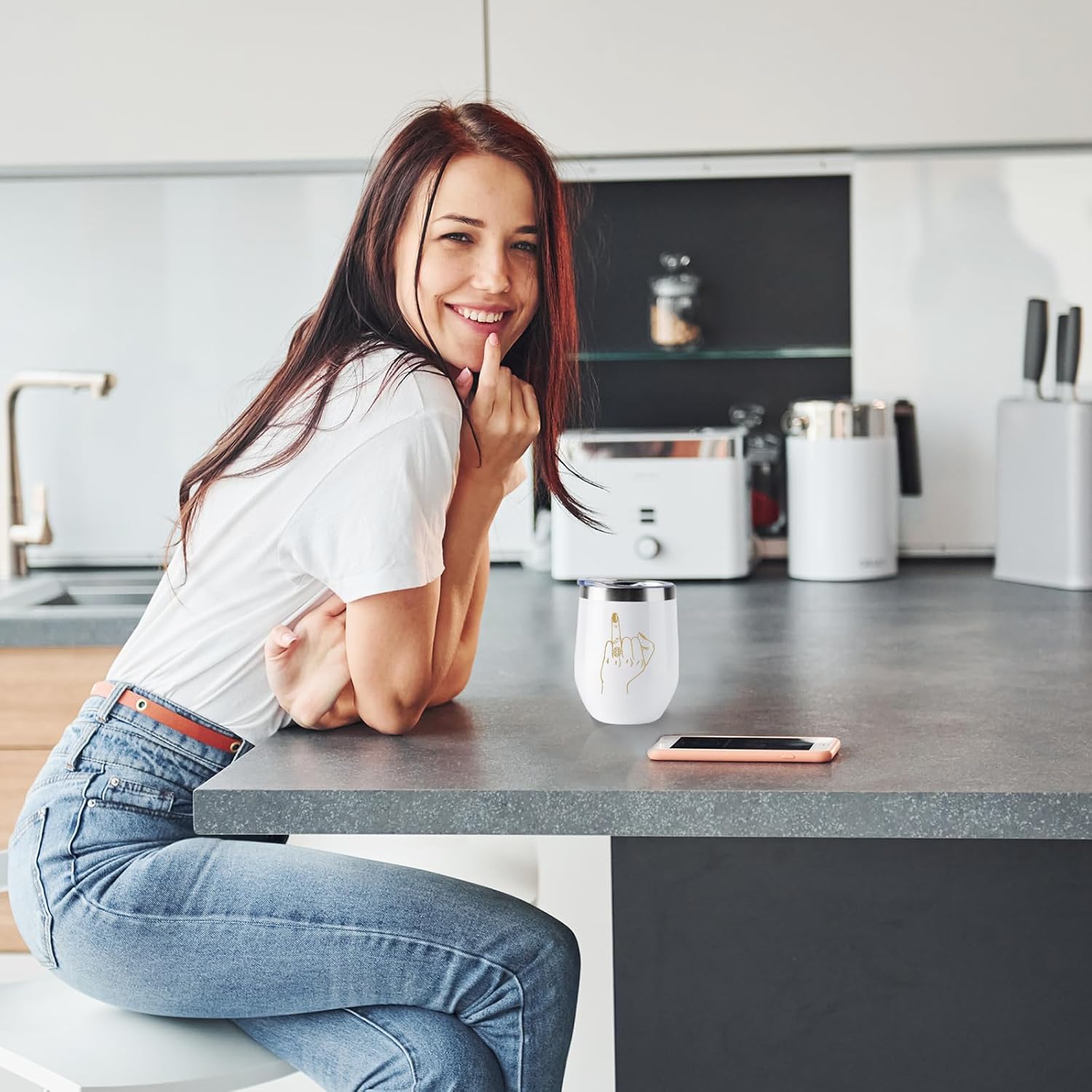 Bachelorette Gifts for Bride - Bride to be Gifts 12oz Wine Tumbler, Engagement Gift for Her Women, Wedding Shower Newly Engaged Gift, Ring Finger Red Wine Glass - Image 6