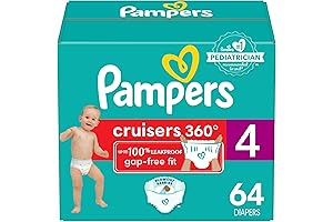 Pampers Cruisers 360 Diapers - Size 4, Small Pack for Active Babies