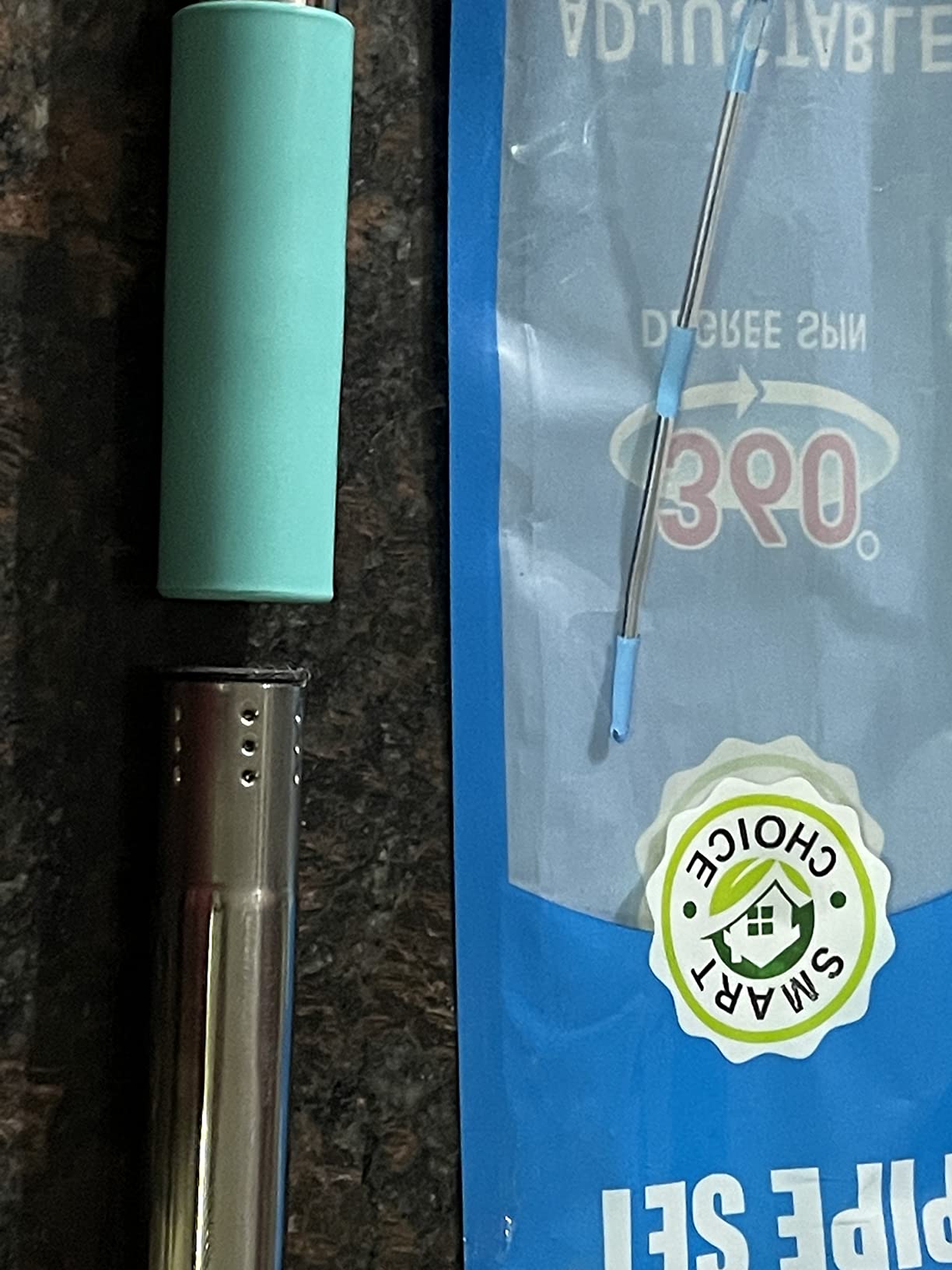 Livronic® Floor Cleaner Mop Stick Rod Only with One Microfiber Refill