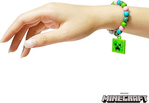 Miniatura 3 de LUV HER Minecraft Girls BFF - Joyero de juguete de 6 piezas con 2 anillos, 2 pulseras de cuentas y pinzas para el cabello a presión a partir de 3