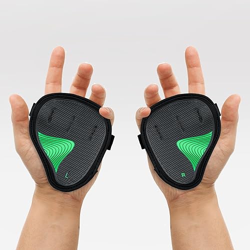 Miniatura 2 de Almohadillas de neopreno para levantamiento de pesas  Empuñaduras antideslizantes para hombres y mujeres  Guantes de entrenamiento alternativos para