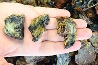 Vista 7 de Fantasia Materiales: 1 libra de piedras en bruto de obsidiana negra de México - Vidrio de volcán natural crudo