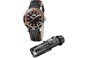 Wenger Roadster Mens Watch/LED Flashlight Set: The Perfect Duo for Men on the Move