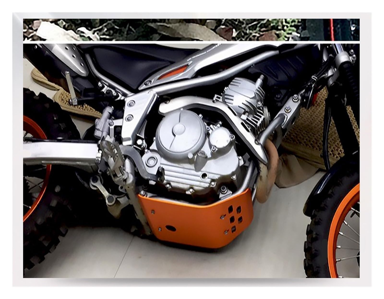 Paracoppa motore moto Per Tricker XG250 XG 250 Serow XT250 Copertura Di Protezione Del Motore Telaio Piastra Paramotore Pancia Accessori