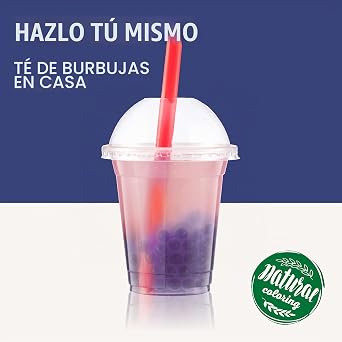 INSPIRE FOOD Bubble Tea Popping Boba Blueberry 1kg | Make Delicious Boba Tea at Home | Ready to Use No Cooking Required