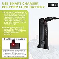 Vista 3 de sea jump 3 unids 3.7 V 1000 mAh Lipo batería con cable de carga USB adecuado para E88 E88MAX E99 E99MAX BD101 P15PRO P8 A13 A15 K10MAX RC Drone