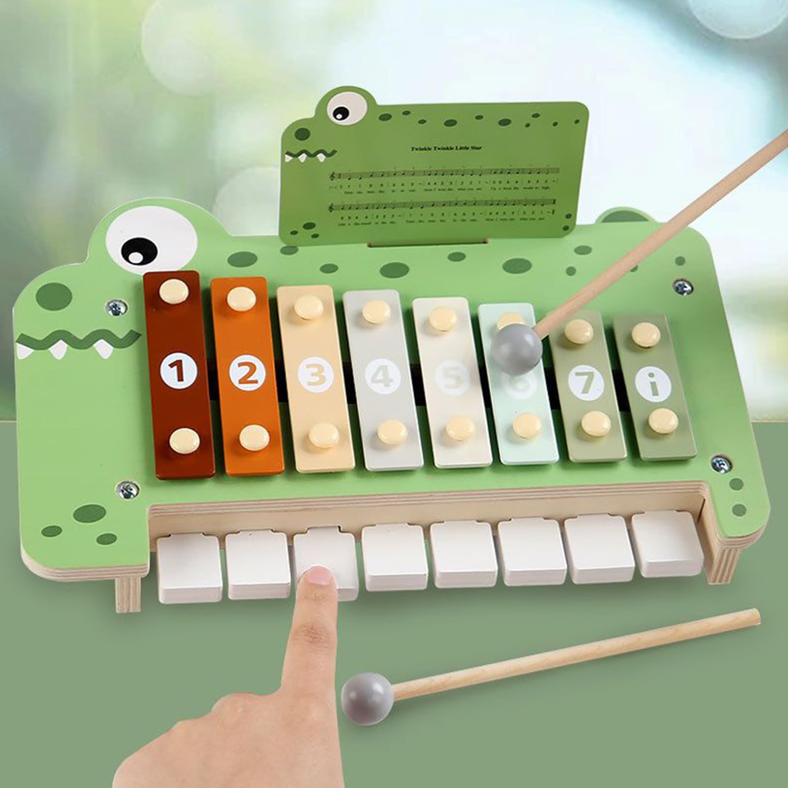 Xylophone Enfant Instrument d'Éveil Sensoriel et d'apprentissage Percussion