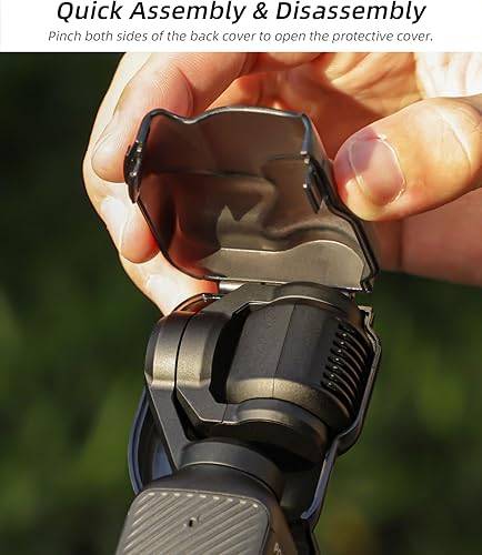 Miniatura 3 de Pocket 3 Funda protectora para DJI Osmo Pocket 3, Gimbal Protector de pantalla de lente Cubierta protectora para DJI Osmo Pocket 3 Accesorios, Negro