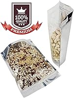 Vista 7 de Performore Bolsas de pie de 5 x 8 pulgadas, bolsas resellables con cierre hermético para almacenamiento de alimentos, bolsas de Mylar resistentes