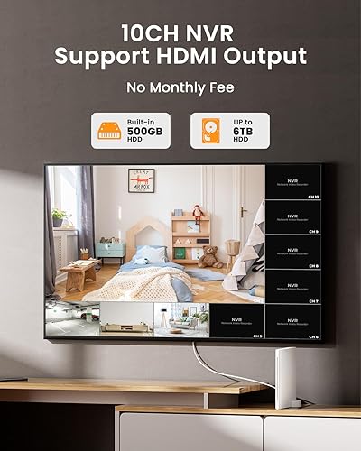 Miniatura 7 de Sistema de cámaras de seguridad solares inalámbrico para exteriores, sistema de cámara de seguridad para el hogar de 4 MP alimentado por energía