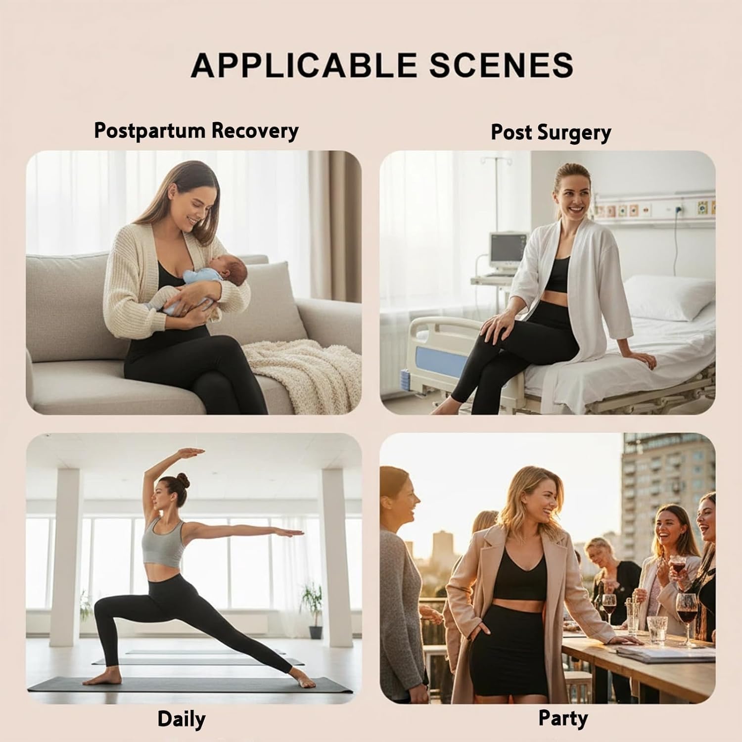 Arm Compression Sleeve Women Post Surgery Arm Shaper Front Closure - Image 5