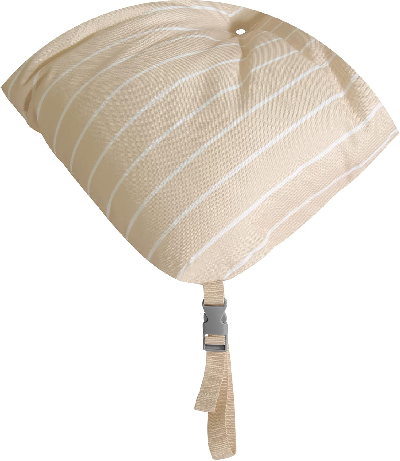 Classic Accessories Patio Chair Cushion, Black, Solid, 21”W x 19”D (seat) x 22.5”H (Back)