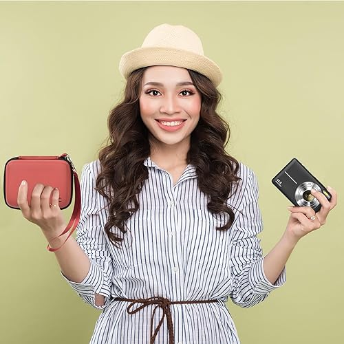 Vista 118 de AbergBest 21 Mega Pixels 2.7" LCD Recargable HD/Kodak Pixpro/Canon PowerShot ELPH 180/190 / Sony DSCW800 / DSCW830 - Funda protectora para cámara