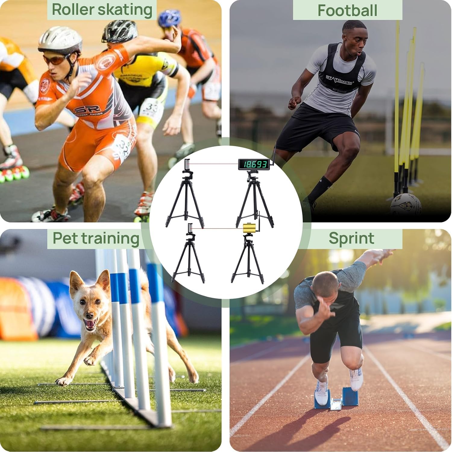 Amazon.com: YZ Laser Timer for Sprints, Laser Sprint System, Track