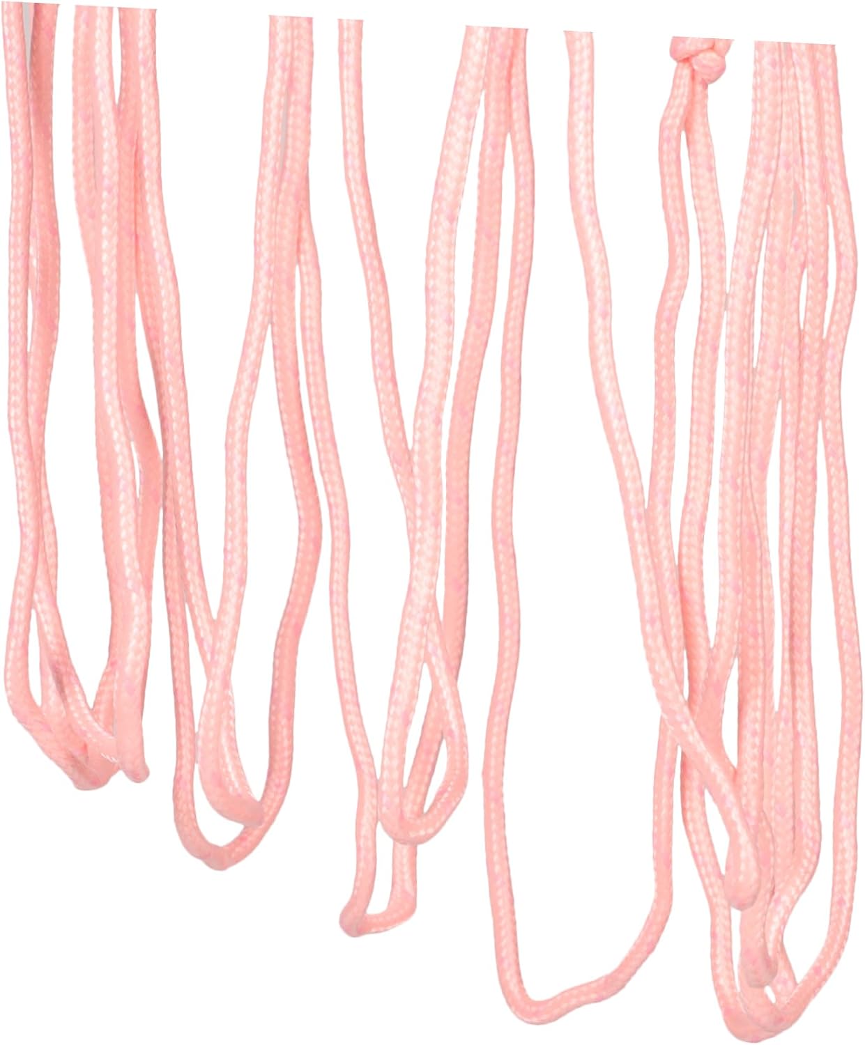Luminous Pink Basketball Net Replacement Glow Dark Polyester Netting for Outdoor Indoor Courts Water Resistant Durable Basketball Hoop Accessory Easy Installation for Parks and