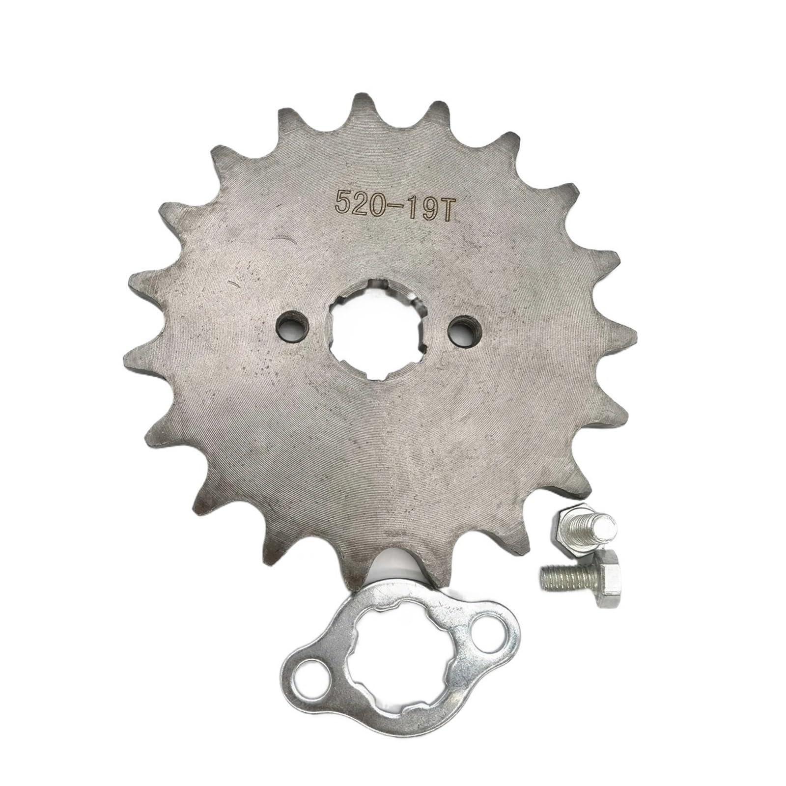 NKURTPC Motorcycle Sprocket 520 10t 15T 16T 17T 18T 19T 20T Tooth 20mm ID Front Engine Sprocket For ATV Motorcycle(520 20mm 19T)