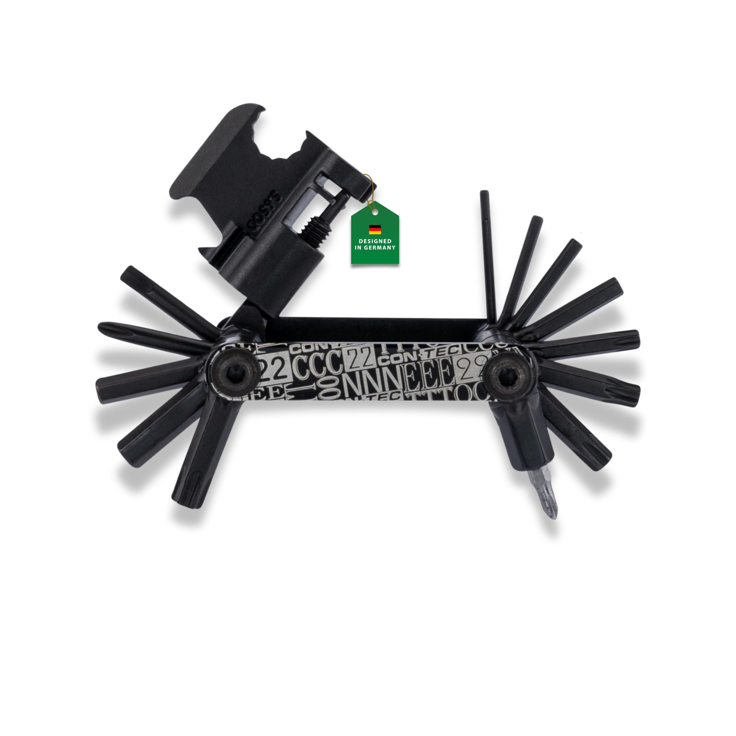 CONTEC Fahrrad-Multitool Pocket Gadget F22 Stealth