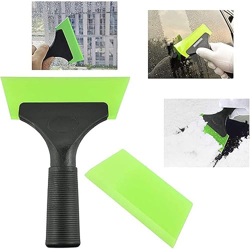 Miniatura 7 de LZ Escobilla de ducha para puertas de vidrio, escobilla de limpieza para ventanas, escobilla pequeña con hoja de goma, mini herramientas de tintado