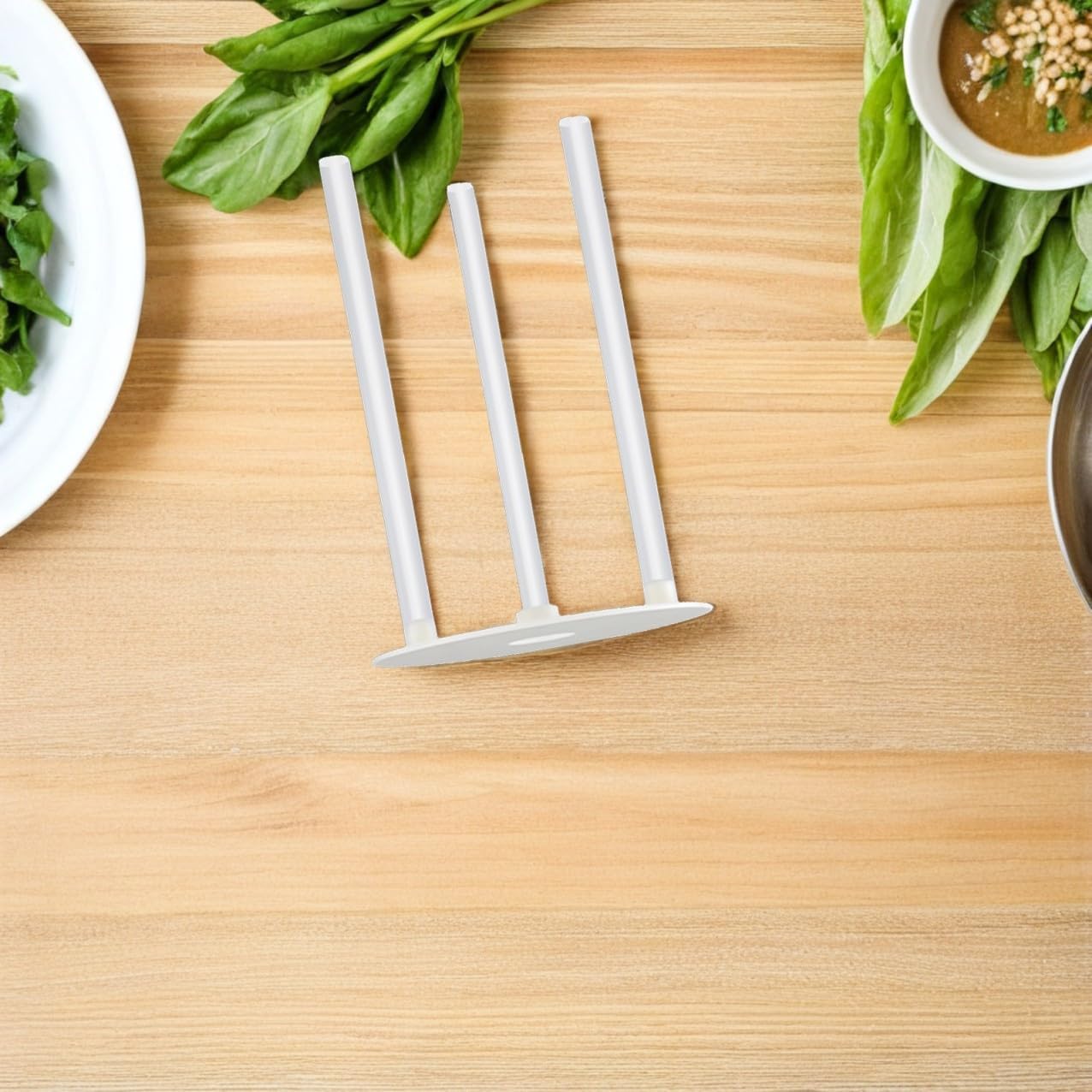 iplusmile 8 Sets Plastic Cake Separator Plates with Support Rods