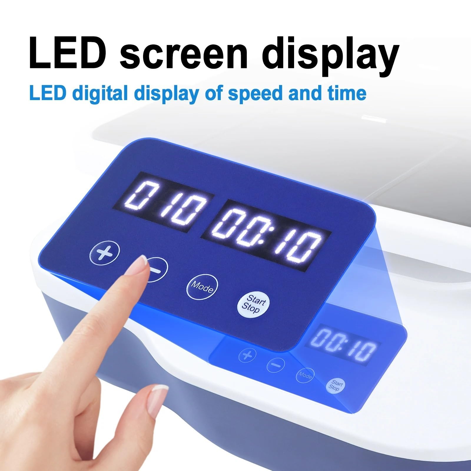 Laborrührer, LED Digitaler Wippschüttler Labor Mehrprobenoszillator Einstellbar 10-80rpm Wippschüttler SK-R1807-S Für Industrie und Landwirtschaft