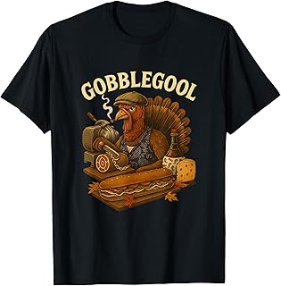 Turkey Gabagool Gobblegool Funny Italian Food T-Shirt