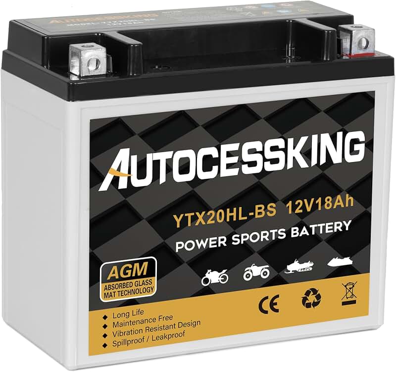 12v 18ah Factory Activated Cycle-tron Plus Agm Powersports Battery - Faytx20hl main image 1