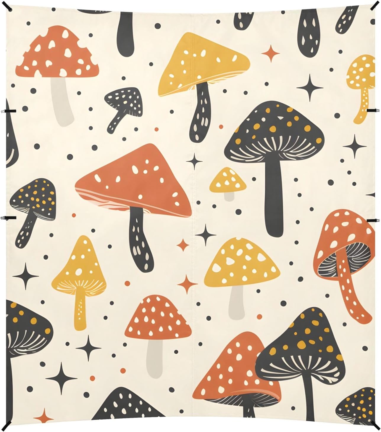 Mushroomcore Camping Sun Shelter, Beach Tent Portable Beach Sun Shade Outdoor Canopy for Camping Trips Fishing Picnic