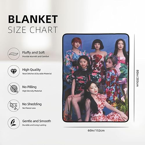 Miniatura 5 de Fleece Throw Blankets Wool Super Soft Plush Fuzzy Comfortable Blanket 50"×60" Soft and Warm Bedroom, Sofa, Party Decoration - All Seasons