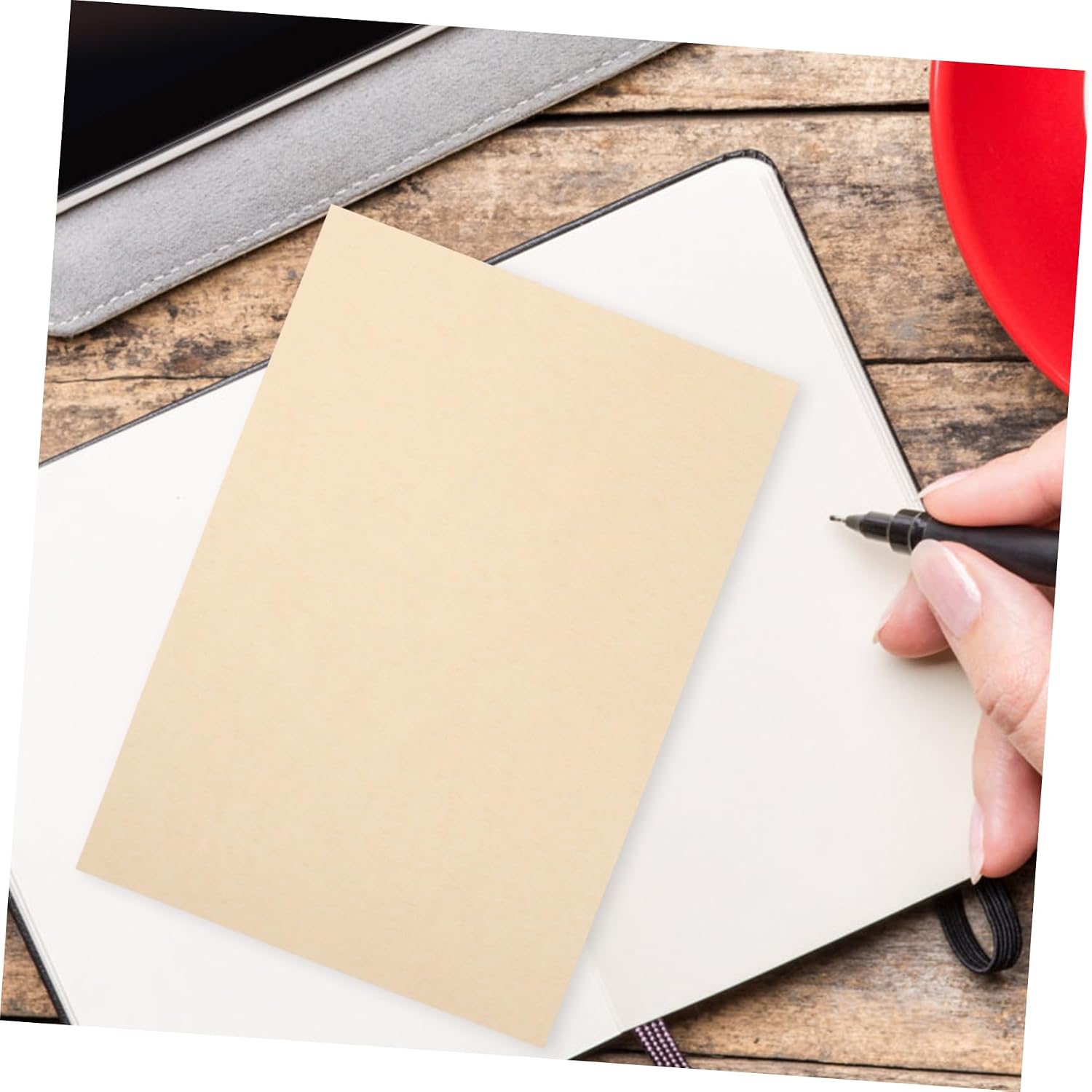 HOMSFOU 10pcs Vintage Parchment Paper for Letters Antique Writing Paper Manila Craft Supplies Ceremony Decor