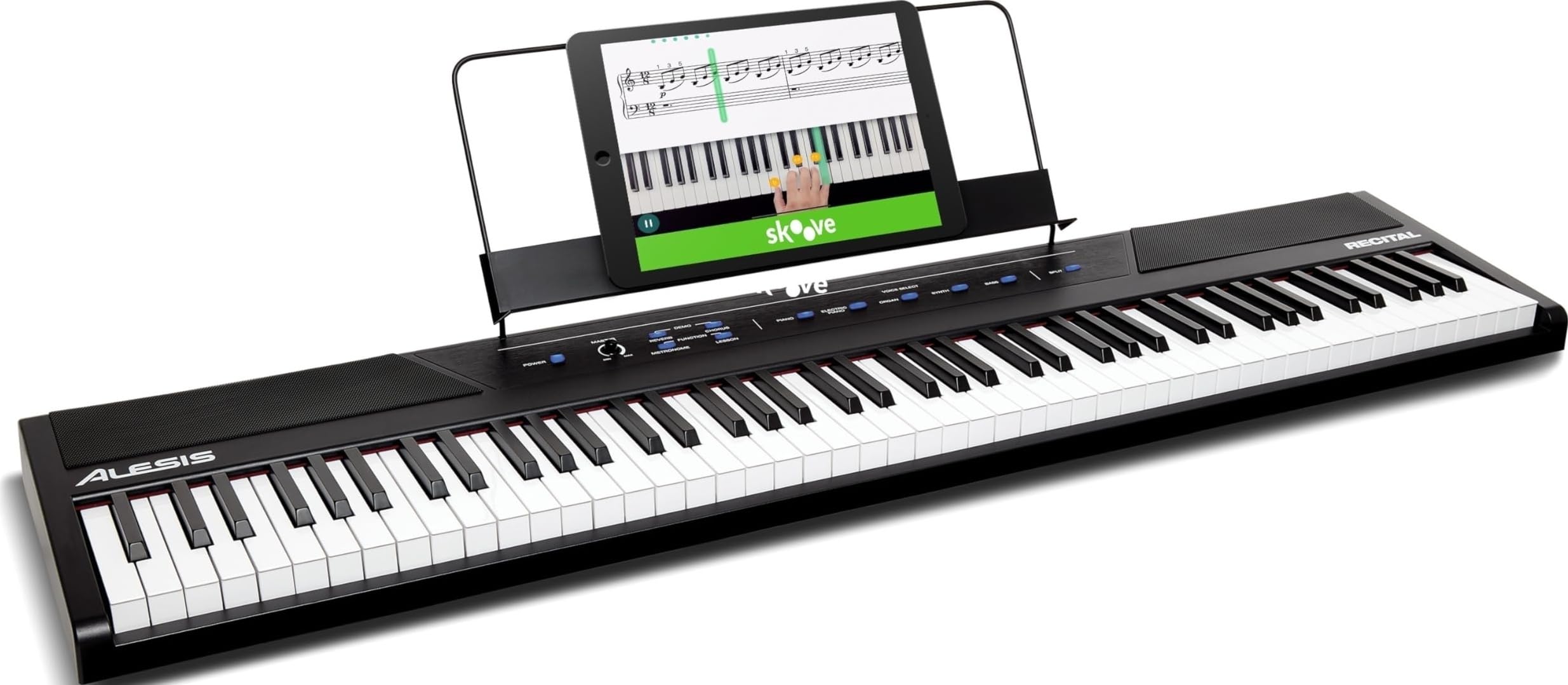 Alesis RECITAL 88鍵 デジタルピアノスタンド/ソフトケース付き Amazon.co.jp: Alesis 電子ピアノ 88鍵盤 初心者向け電子ピアノ
