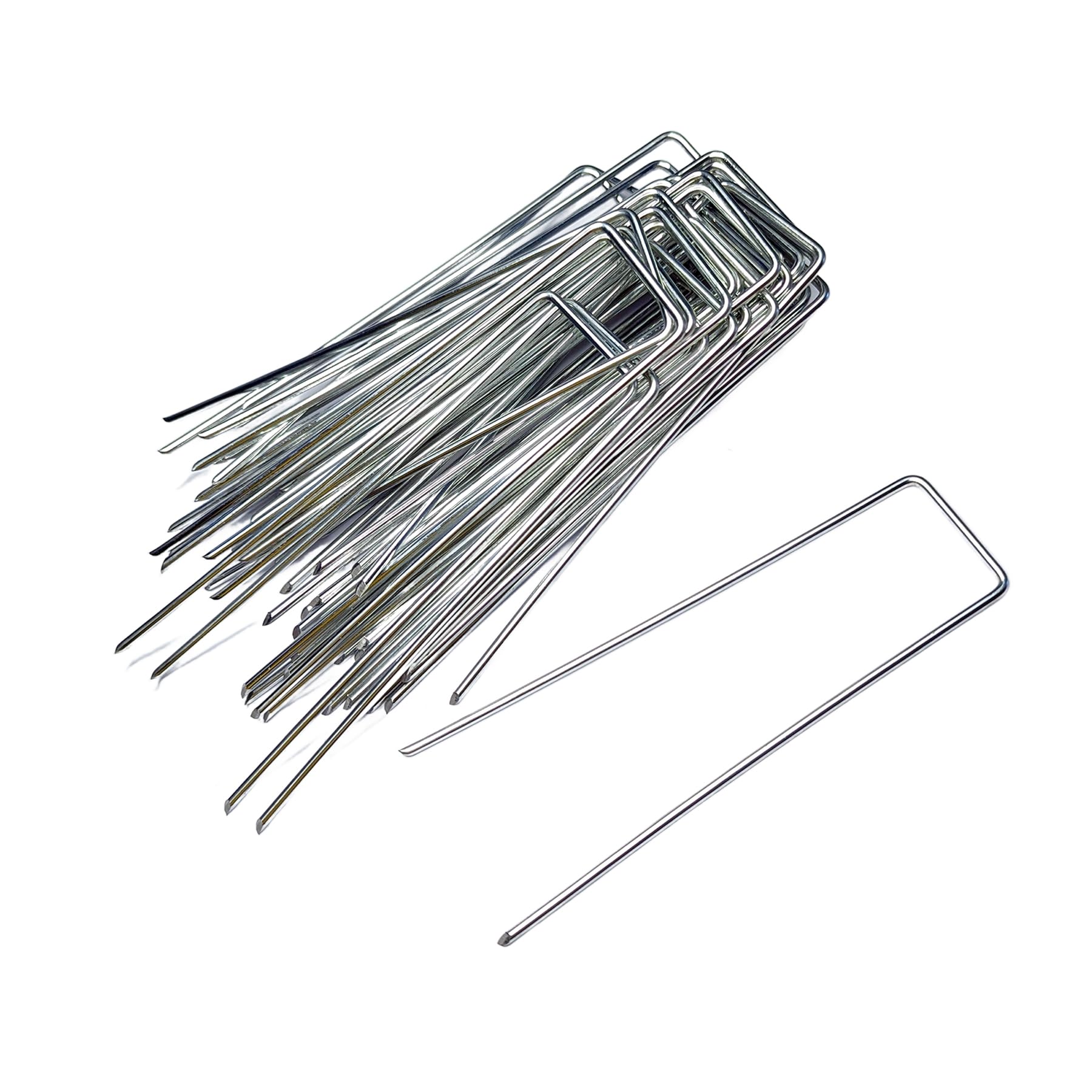 Weed Control Membrane Fabric Garden Gold Pegs (50 Pack)