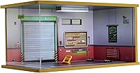 Vista 1 de Vitrina de coche modelo a escala 118 vitrina de garaje de coche 118 con cubierta de acrílico transparente e iluminación LED para coches fundidos a