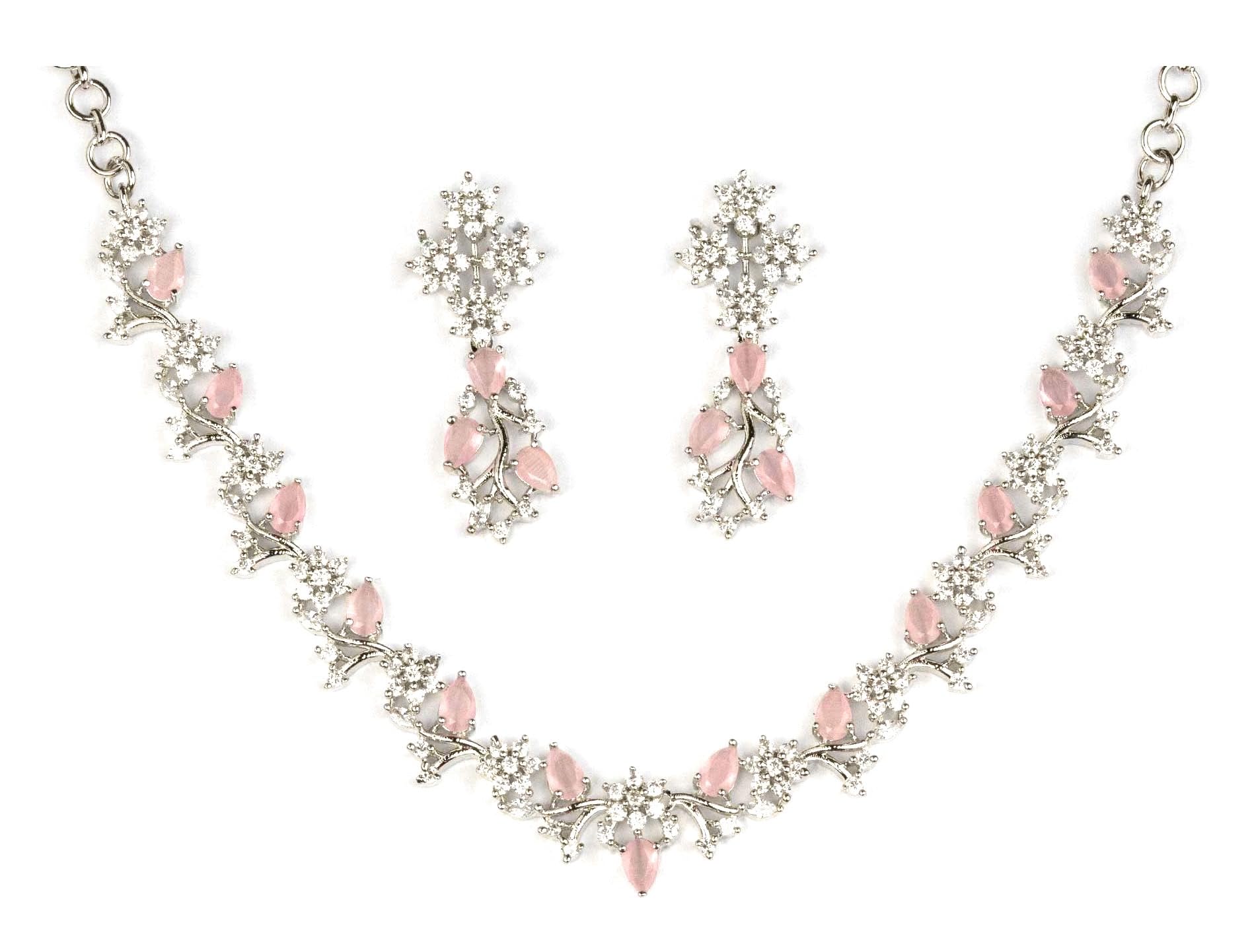 See full amazon price history chart for Sasitrends Classic Floral Designer American Diamond Studded Necklace With Earring Jewellery Set For Women and Girls Sasitrends Classic Floral Designer American Diamond Studded Necklace With Earring Jewellery Set For Women and Girls (B0CN373MNY) Amazon Price History, Amazon Price Tracker