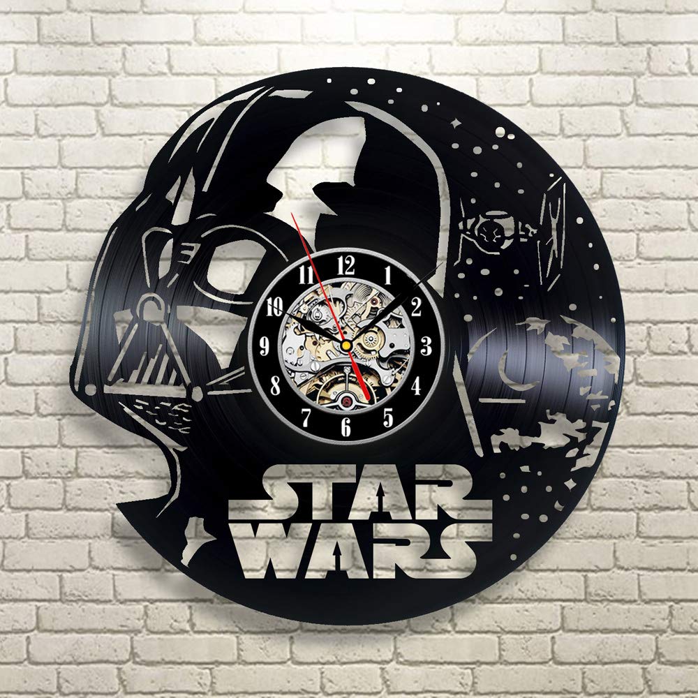 Gullei.com Best Gift for Star Wars Fans Vinyl Record Clock
