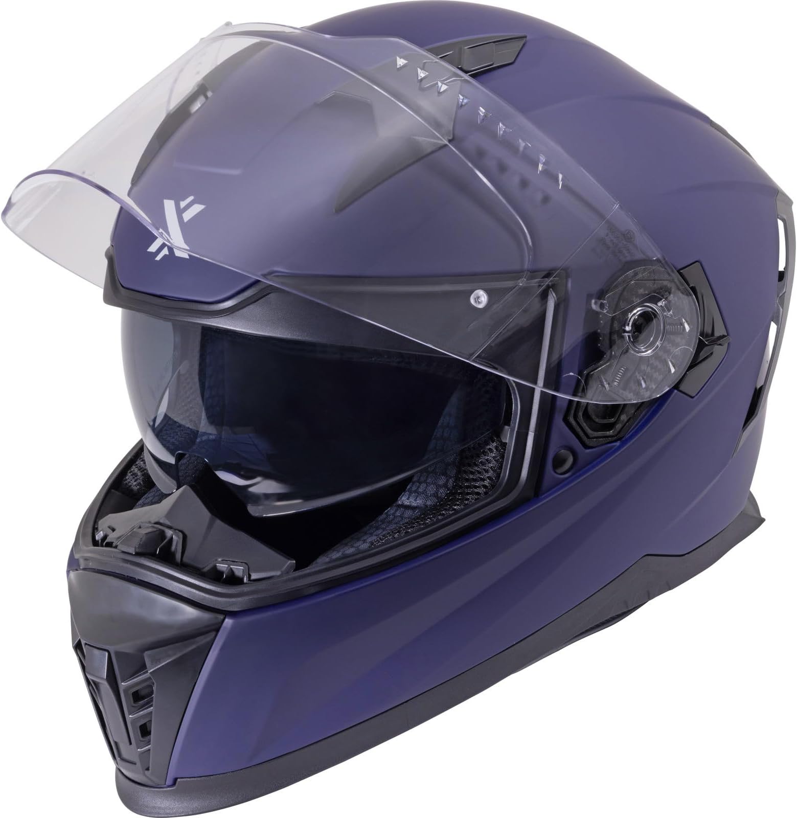 Shox HelmetsEclipse Solid Motorcycle Helmet Latest Standard ECE 22.06 Approved Full Face Street Sport Touring Motorbike Bike Riding Unisex Integral Protective Crash Lid