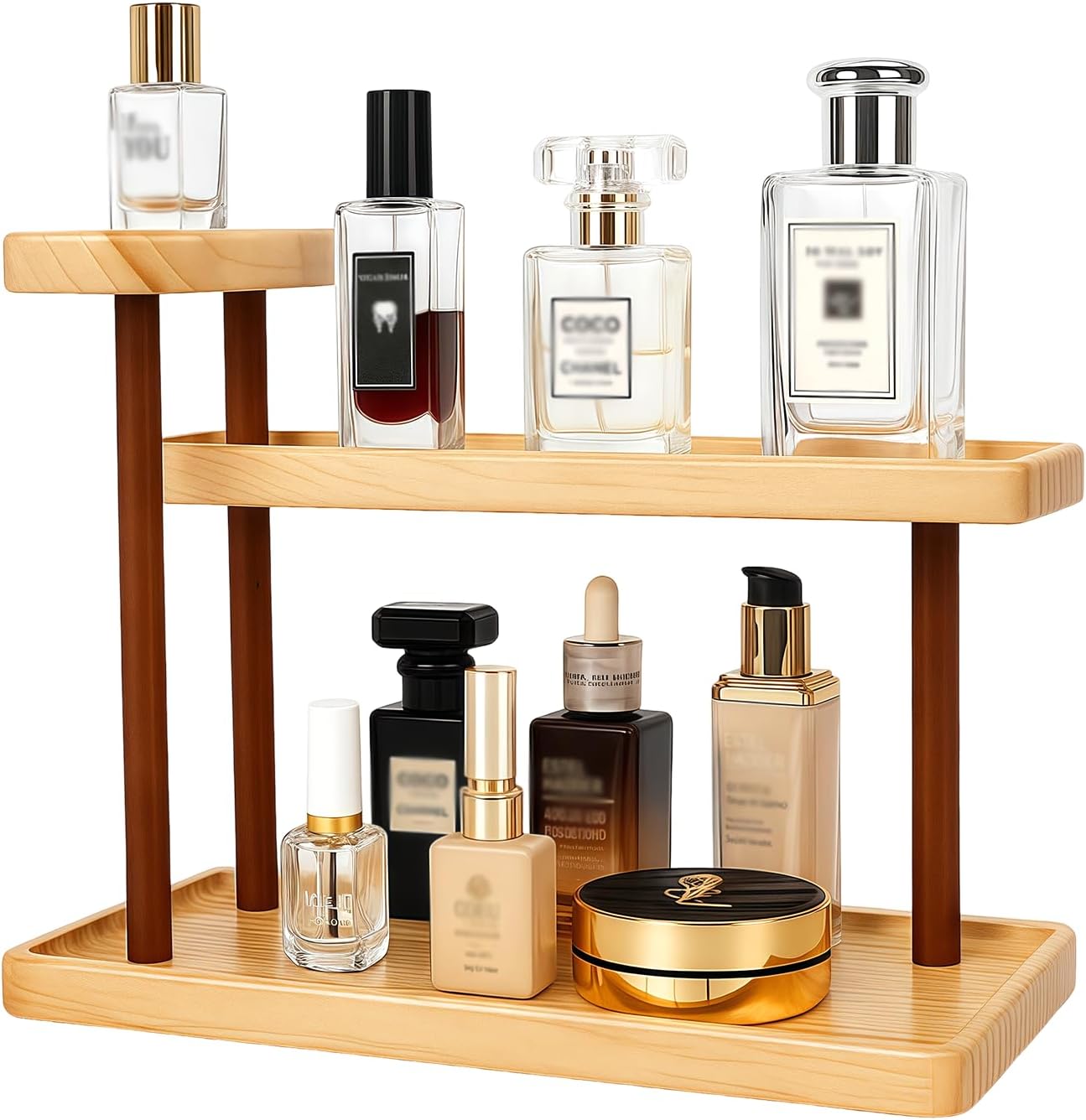 Bathroom Countertop Organizer,Vanity Organizer and Storage for Cosmetic Skincare Perfume, Ideal Storage Solution for Perfumes, Cosmetics, Spices, Handmade Toys, Office Supplies.