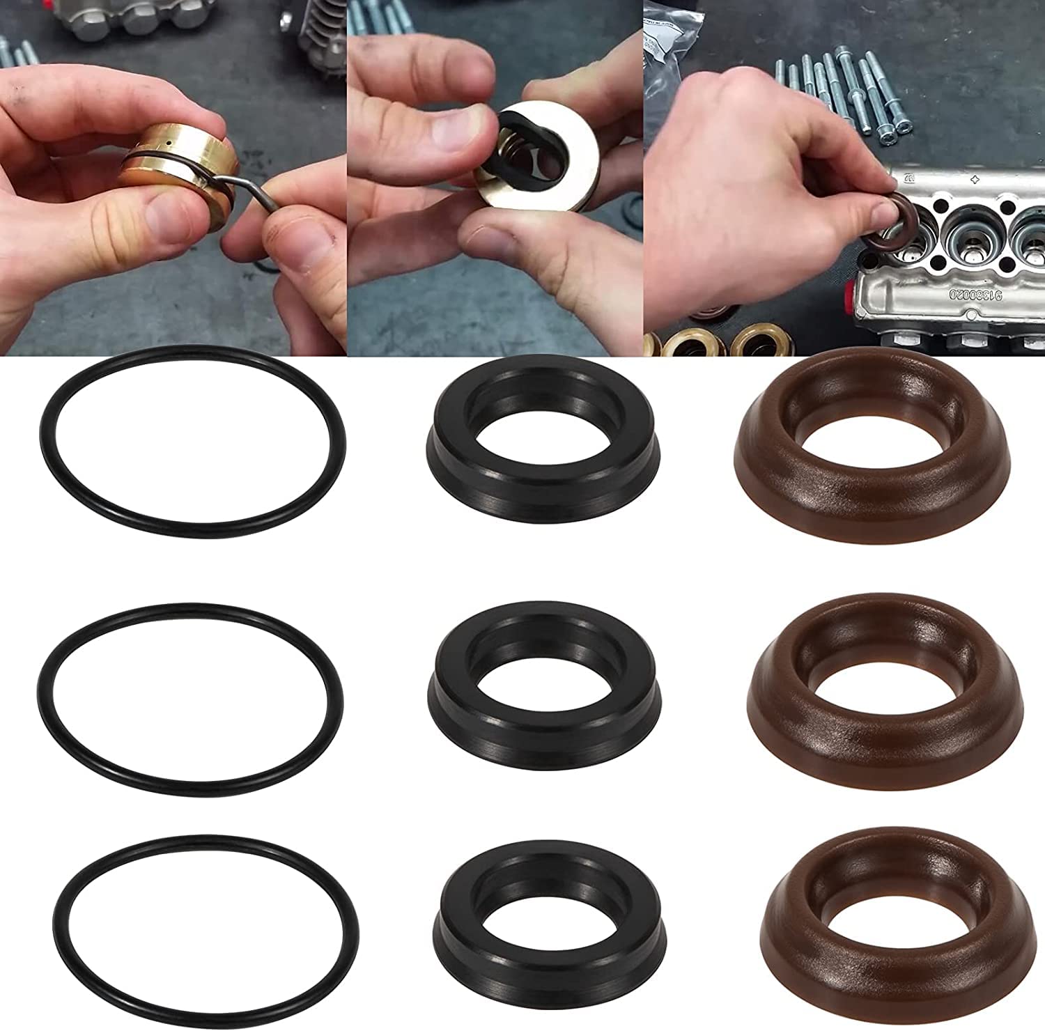 YMT AR1857 Packing Kit 18mm XR Seal Repair Kit for Annovi Reverberi Pressure Washer Pump RK RKA RKV XRC XRA