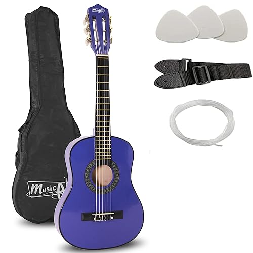 Guitare acoustique classique junior Music Alley pour enfants avec étui