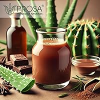 Vista 5 de YERBERO - PROSA Suplemento herbal de aloe vera, nopal, cactus y cuachalalate – 1L (33.8 fl oz / 1.05 qt) – con vitamina C para el apoyo digestivo e